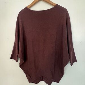 Jolie Deep Burgundy Knit Top